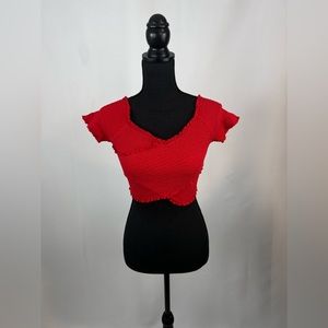 🐚2 for $20🐚 Red crop top
